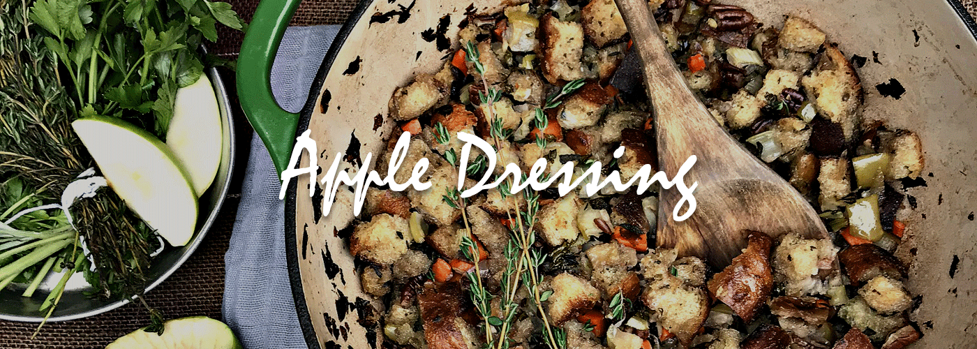Apple Dressing Header